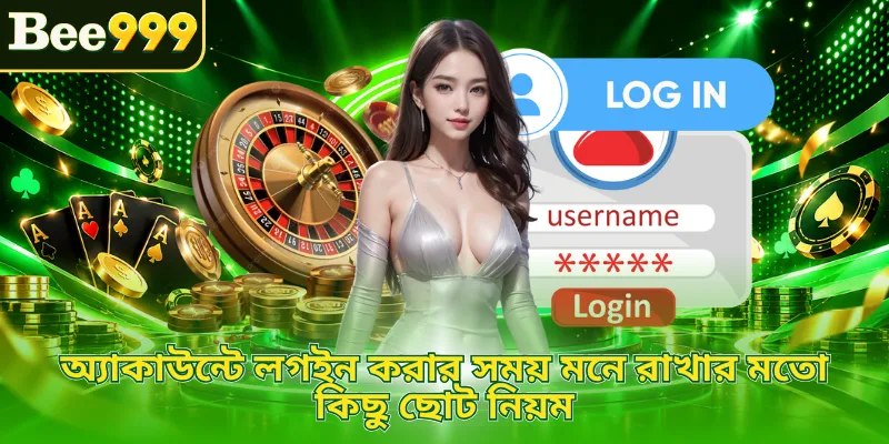 অ্যাকাউন্টে লগইন করার সময় মনে রাখার মতো কিছু ছোট নিয়ম