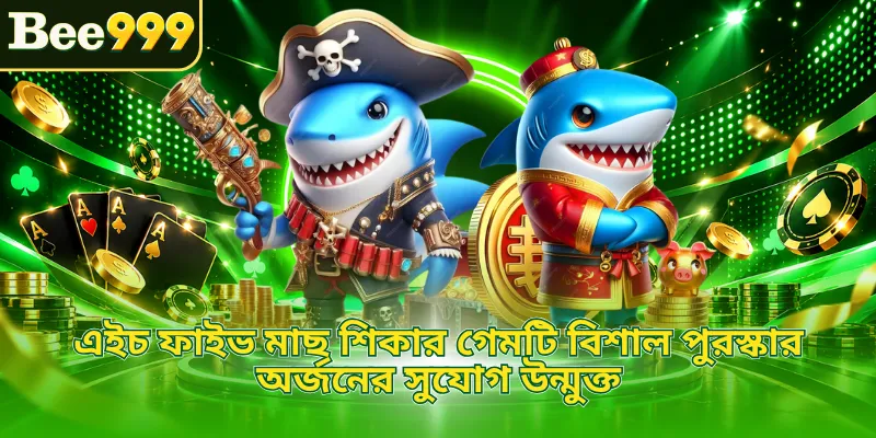 এইচ ফাইভ মাছ শিকার গেমটি বিশাল পুরস্কার অর্জনের সুযোগ উন্মুক্ত