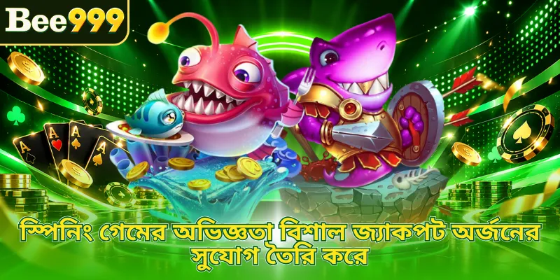 স্পিনিং গেমের অভিজ্ঞতা বিশাল জ্যাকপট অর্জনের সুযোগ তৈরি করে